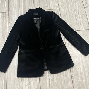 Talbots Velour Black Blazer
